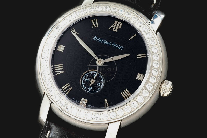 AP0034B – Jules Audemars Classic Diam Bez SS Black – Asia Manual