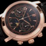 AP0042B – Jules Audemars Moon Phase Chrono RG Black Manual Chron