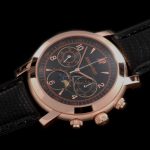 AP0042B – Jules Audemars Moon Phase Chrono RG Black Manual Chron