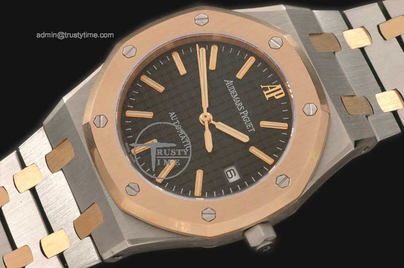 AP0076A – Royal Oak Jumbo 39mm TT/TT Black Swiss Eta 2824-2