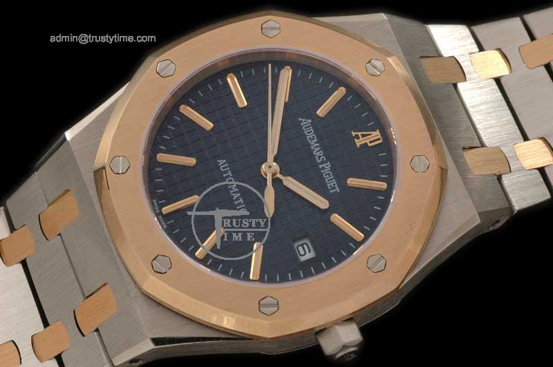 AP0076D – Royal Oak Jumbo 39mm TT/TT Blue Swiss Eta 2824-2