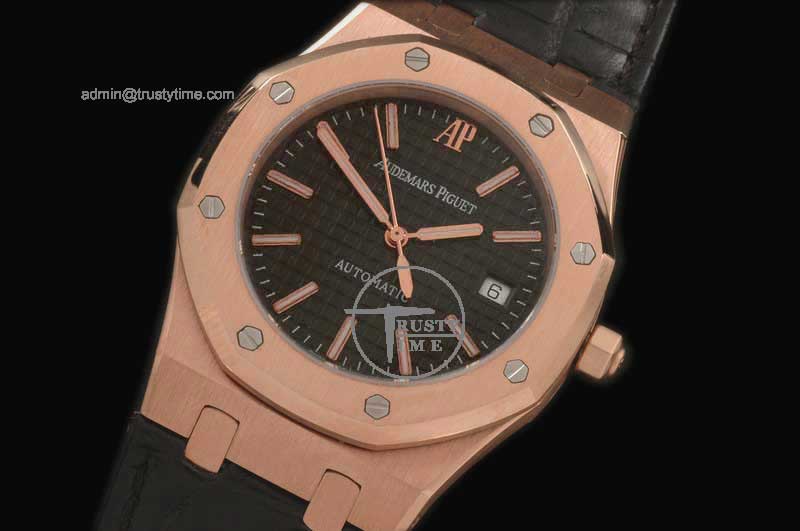 AP0079A – Royal Oak Jumbo 39mm RG/LE Black Swiss Eta 2824-2