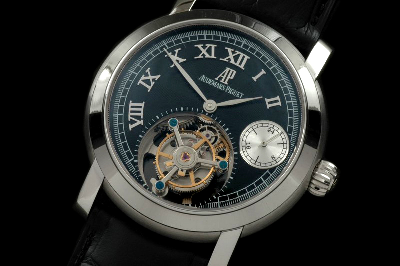 AP0120B – Jules Audemars Tourbillon SS/LE Black Flying Tourbill
