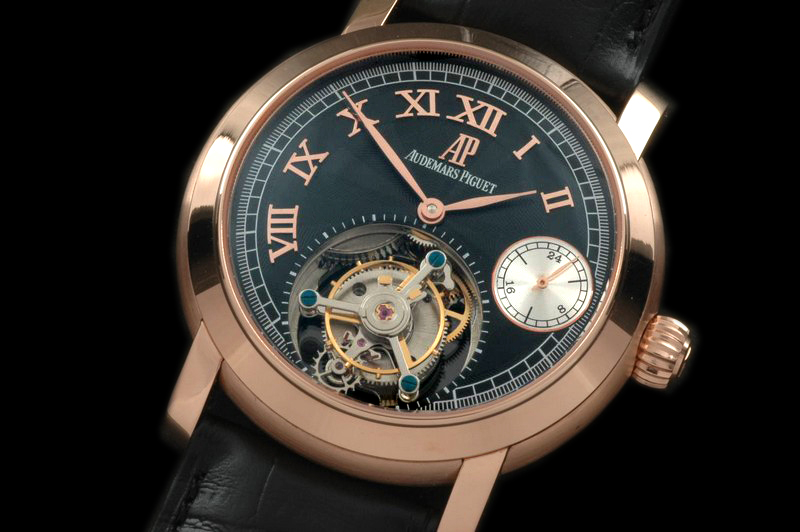 AP0125B – Jules Audemars Tourbillon RG/LE Black Flying Tourbill