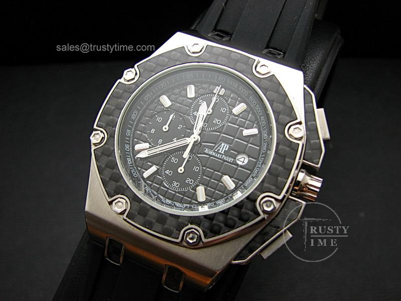 AP012A – Royal Oak Juan Pablo Montaya SS Black – Working Chrono