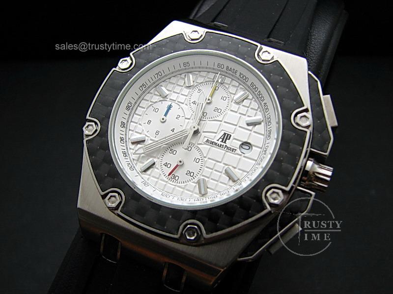AP012B – Royal Oak Juan Pablo Montaya SS White – Working Chrono