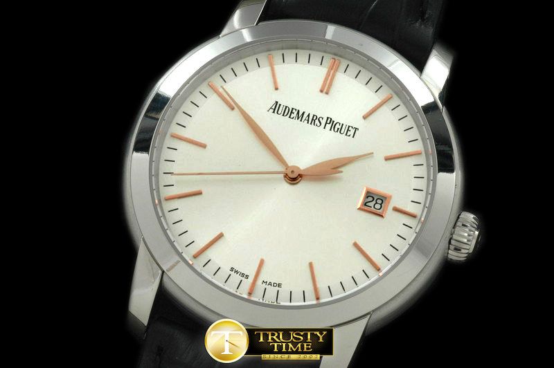AP0160A – Jules Audemars Classic Auto SS White ETA 2824-2