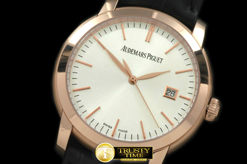 AP0160B – Jules Audemars Classic Auto RG White ETA 2824-2