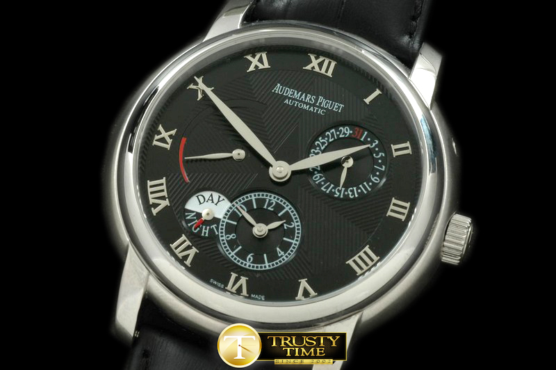 AP0164 – Jules Audemars Reserve/Duo Time SS/LE Black Asian 23J