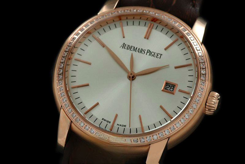 AP0169A – Jules Audemars Classic Auto RG/Diam White ETA 2824-2
