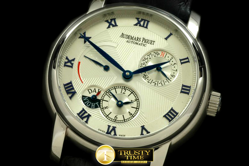 AP0185 – Jules Audemars Reserve/Duo Time SS/LE White Asian 23J