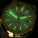 AP0189A – Royal Oak 15400 SS/YG White Swiss 2824