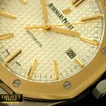AP0189A – Royal Oak 15400 SS/YG White Swiss 2824
