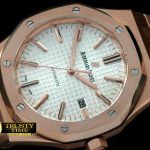 AP0192A – Royal Oak 15400 RG/RG White Swiss 2824