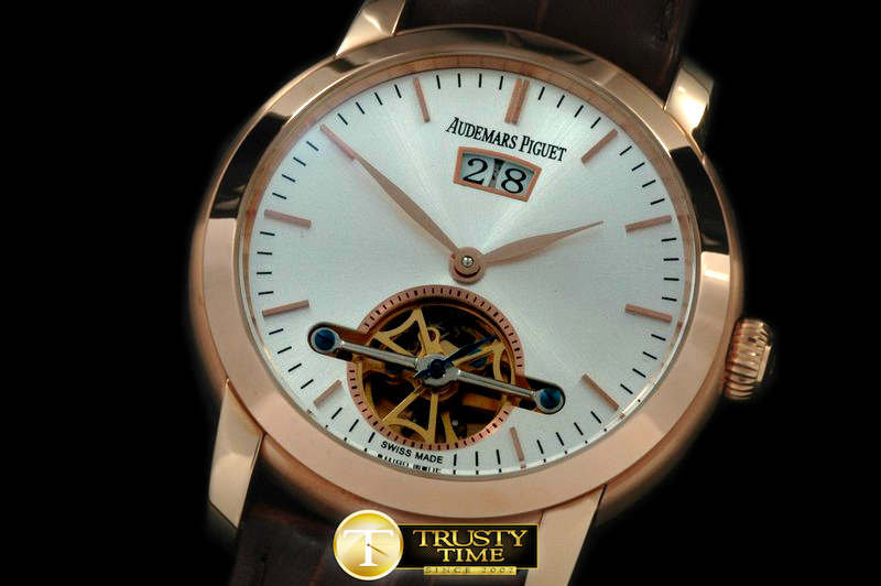 AP0193A – Jules Audemars Big Date/Tourbillon RG/LE White Asian
