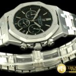 AP0204B – Royal Oak Chrono SS/SS Black Jap OS20 Quartz
