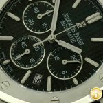 AP0204B – Royal Oak Chrono SS/SS Black Jap OS20 Quartz