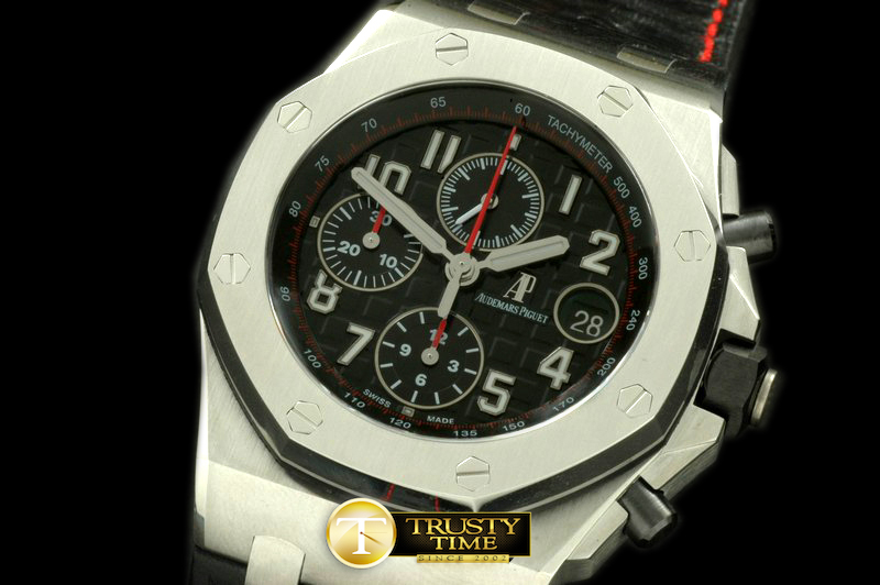 AP0209B – 2014 Royal Oak Chrono 26470 SS/LE Black A-7750 Sec@12