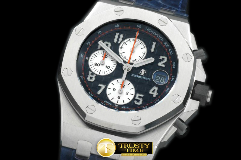 AP0224 – 2014 Royal Oak Chrono 26470 SS/LE Blue A-7750 Sec@12