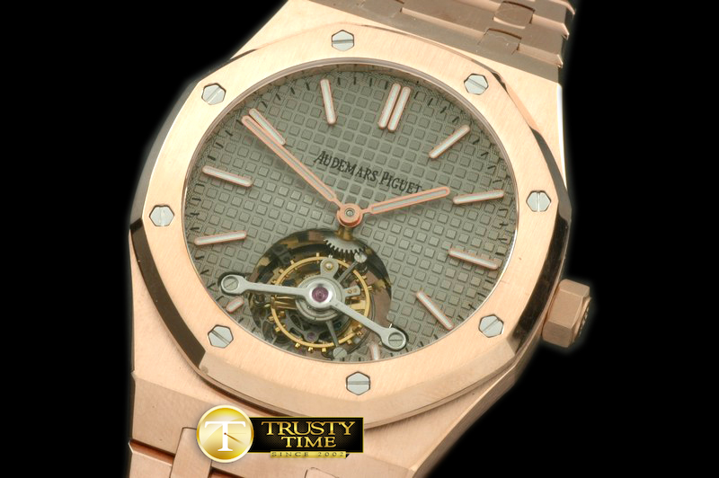 AP0227C – Royal Oak Tourbillon RG/RG Grey Real Tourbillon