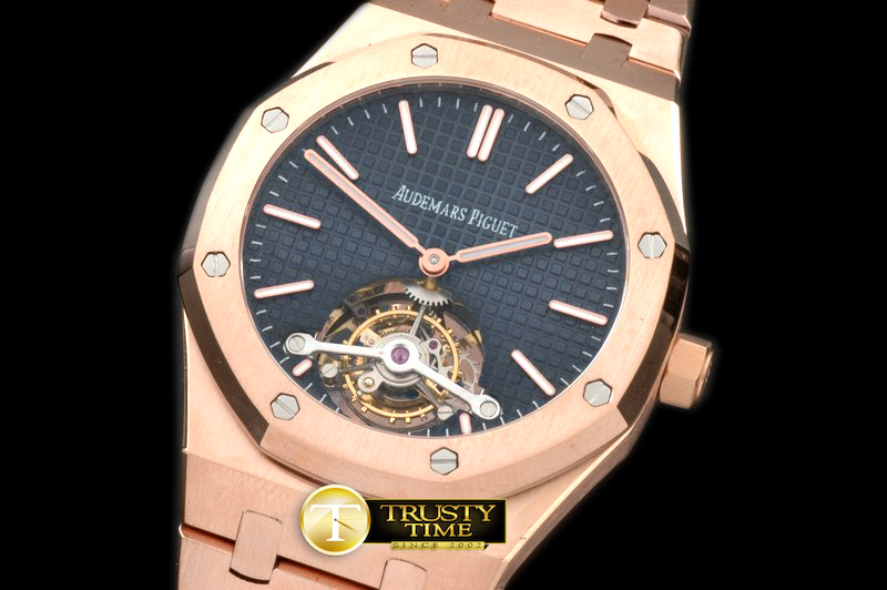 AP0227D – Royal Oak Tourbillon RG/RG Blue Real Tourbillon