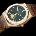 AP0228D – Royal Oak Tourbillon RG/LE/Diam Blue Real Tourbillon