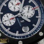 AP0241 – 2011 Royal Oak Chronograph SS/RU Blue A-7750 Sec@12