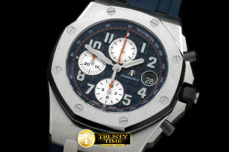 AP0247B – Royal Oak Chrono SS/RU Blue Theme A-7750