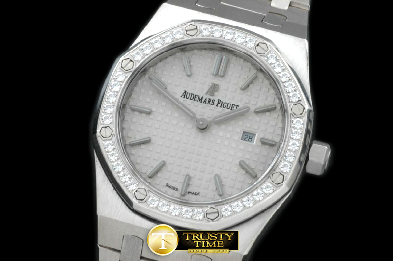 AP0248A – Royal Oak Ladies SS/SS White S-Qtz