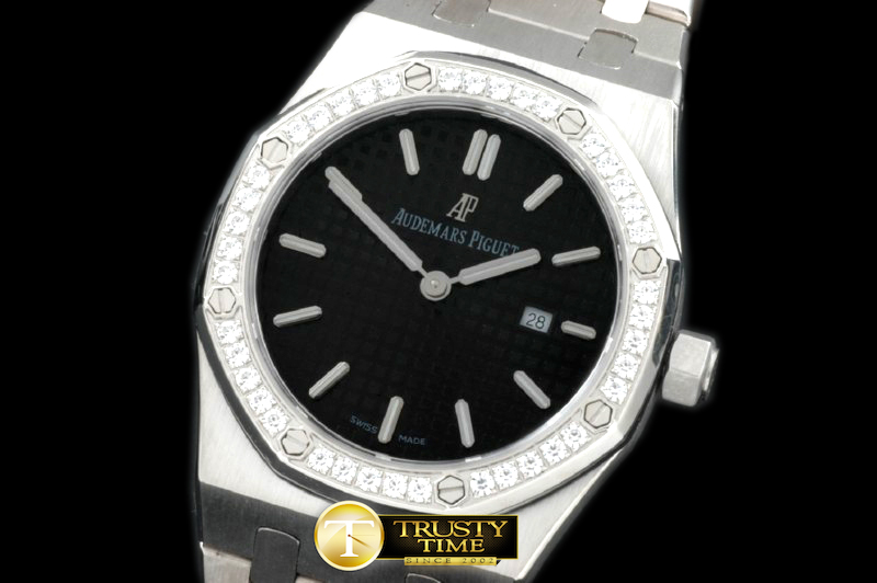 AP0248B – Royal Oak Ladies SS/SS Black S-Qtz