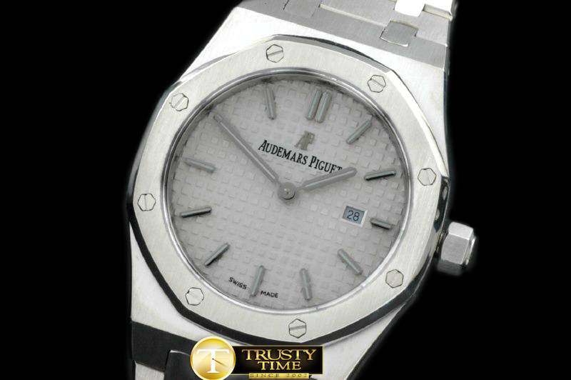 AP0248D – Royal Oak Ladies SS/SS White S-Qtz