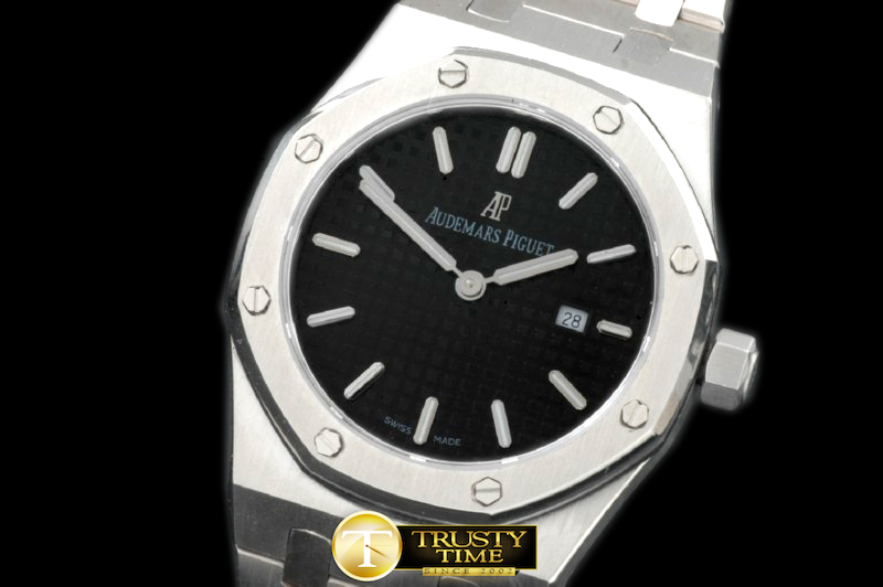 AP0248E – Royal Oak Ladies SS/SS Black S-Qtz