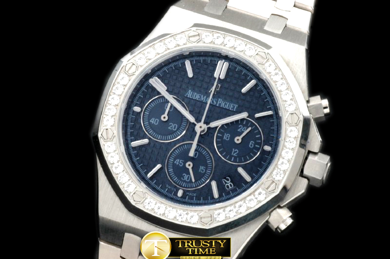 AP0250C – Royal Oak Chrono SS/SS Blue Jap OS20 Quartz