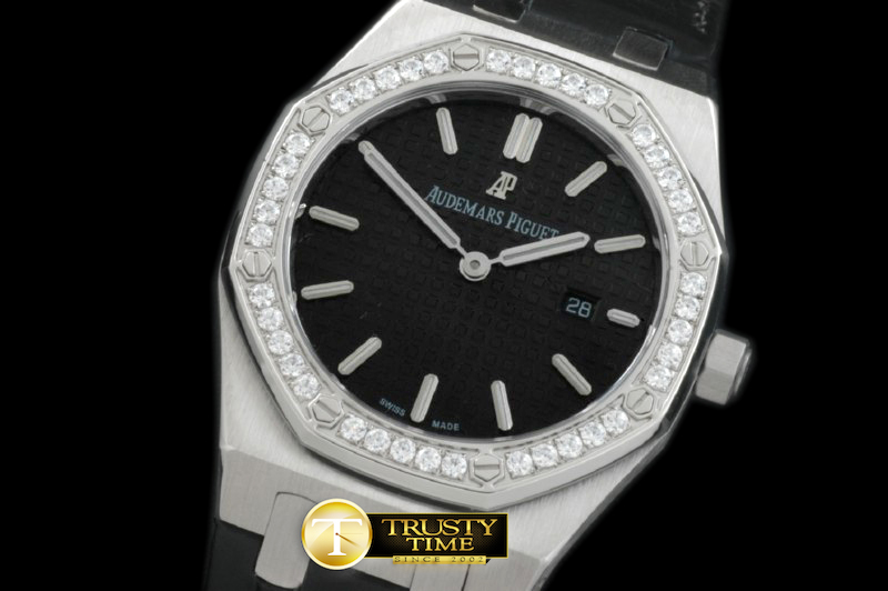 AP0259B – Royal Oak Ladies SS/LE Black S-Qtz