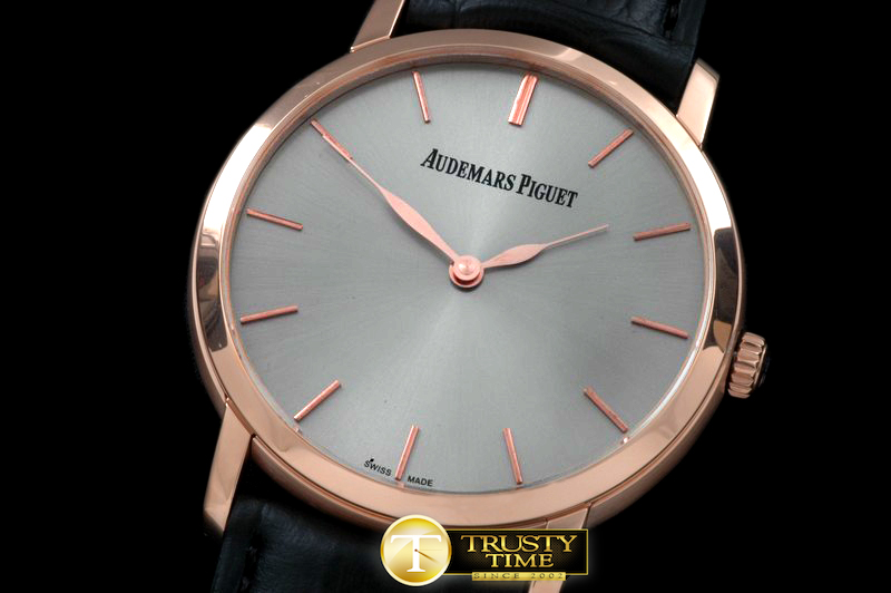 AP0271A – Jules Audemars Classic RG/LE Silver Jap Miyota 9015