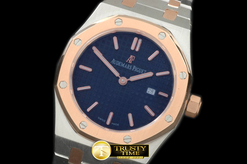 AP0305D – Royal Oak Ladies SS/RG Blue S-Qtz