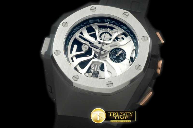 AP0321B – Royal Oak Concept Laptimer PVD/RU White Jap OS20