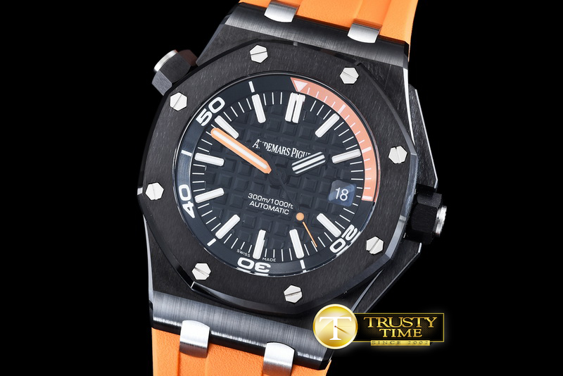 AP0332 – Royal Oak Diver Auto CER/RU V6F Black A-2824/3120