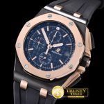AP0347C – Royal Oak PVD/RU Black VK Qtz