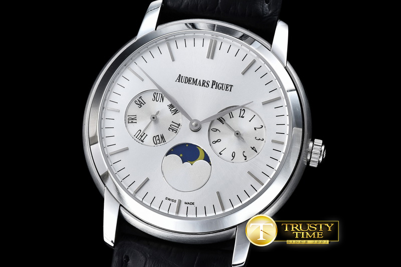 AP0352A – Jules Audemars Pert. Calendar SS/LE White Jap MY9015
