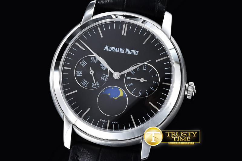 AP0352B – Jules Audemars Pert. Calendar SS/LE Black Jap MY9015