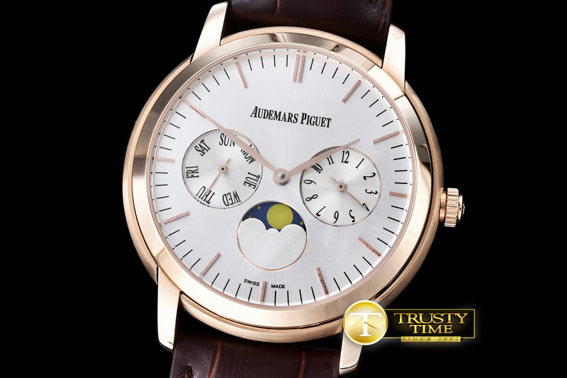 AP0353B – Jules Audemars Pert. Calendar RG/LE White Jap MY9015