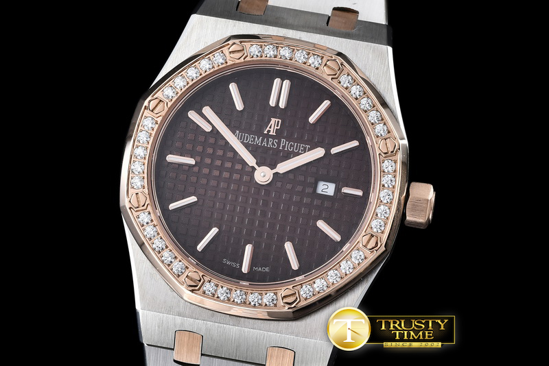 AP0356B – Royal Oak Ladies TT Brown S-Qtz