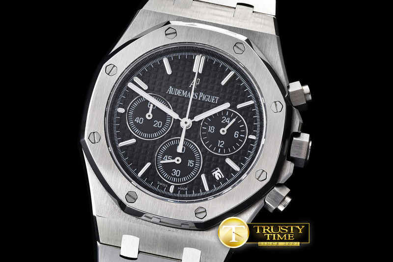 AP0357B – Royal Oak Chronograph Ref. 26320 SS/SS Black VK Qtz