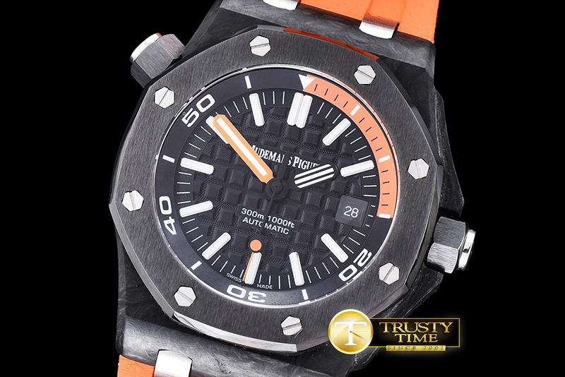 AP0378E – Royal Oak Diver FC/ORU Black/Orange JHF A2813 Mod3120