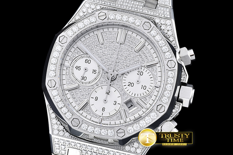 AP0385B – Royal Oak Chronograph 26322O SS/SS Diams A7750