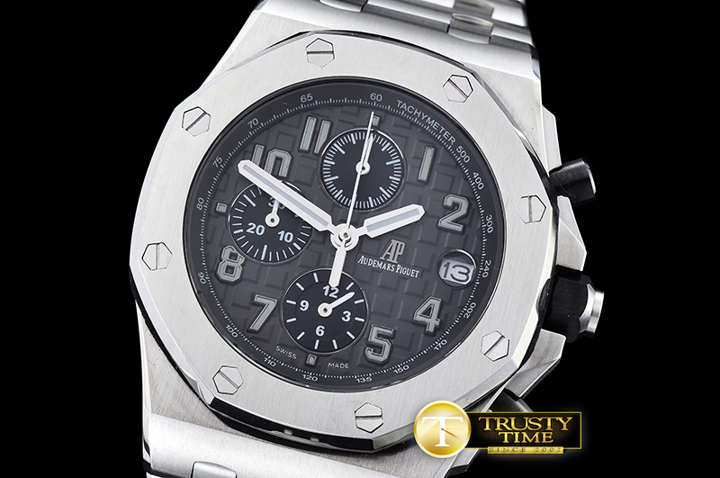 AP0390D – Royal Oak Offshore SS/SS Grey VK Qtz