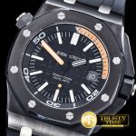 AP0398A – Royal Oak Diver Ceramic CER/RU Blk/Org BPF MY9015 Mod