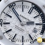 AP0398B – Royal Oak Diver Ceramic CER/RU Wht/Blue BPF MY9015 Mod