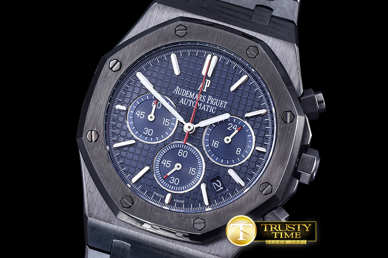 AP0406A – Royal Oak Chronograph 26320ST PVD/PVD Blue VK Qtz